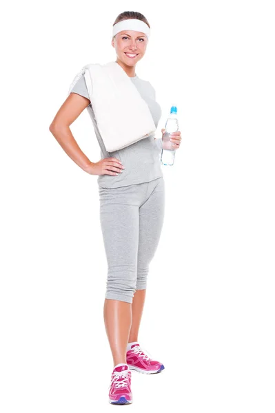 Young woman in sportswear — Stock Photo, Image