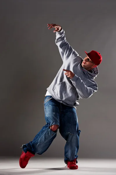 Картина хіп-хоп танцівниці — стокове фото