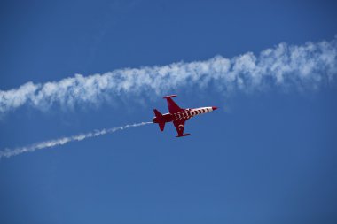 2012, bucharest, Romanya - Temmuz 22:turkish demoteam Bükreş airshow, yıldız