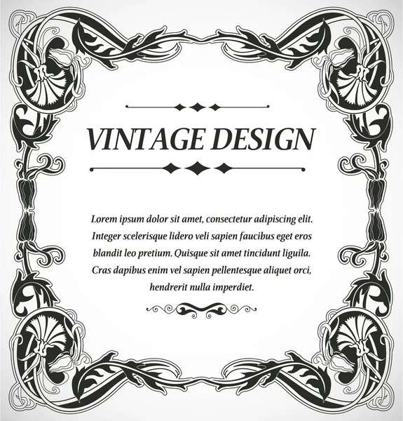 Vintage stijl ontwerp — Stockvector
