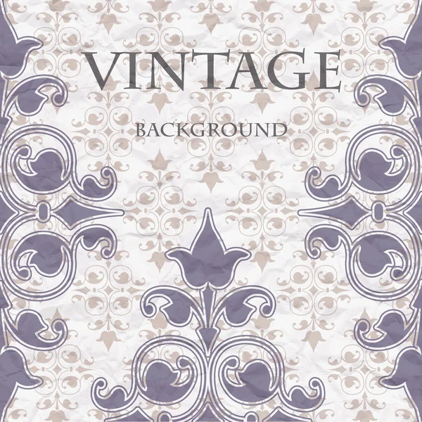 The pattern on vintage background — Stock Vector