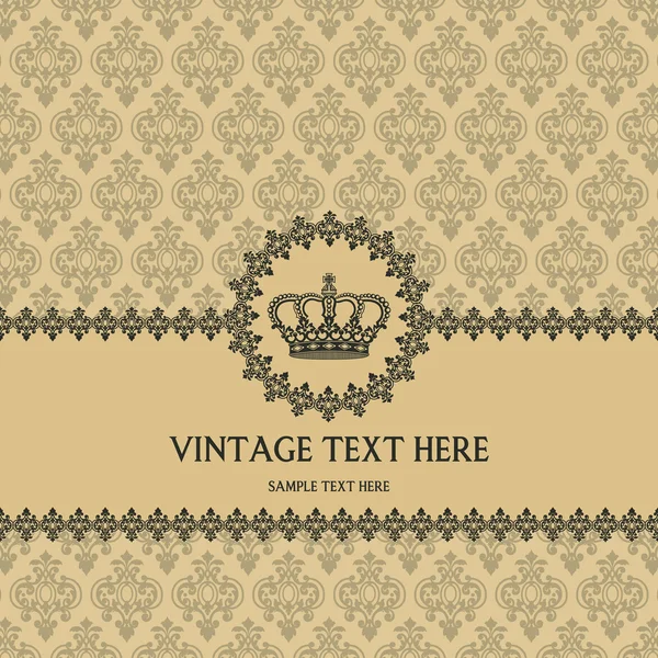 Fond vintage pour invitations — Image vectorielle