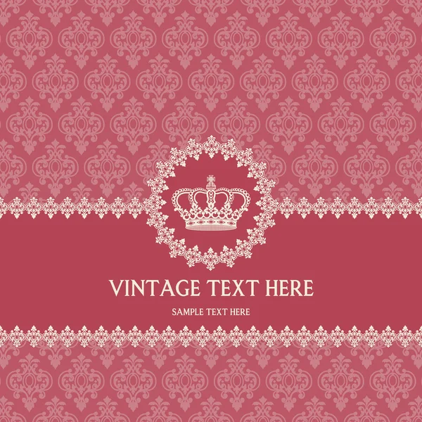 Vintage background for invitations — Stock Vector