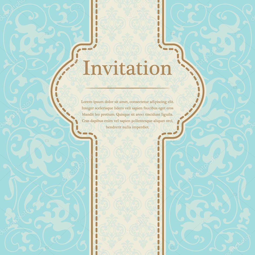 Vintage background for invitations