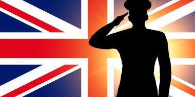 The British flag clipart