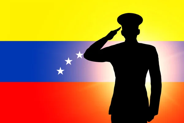 La bandiera venezuelana — Foto Stock