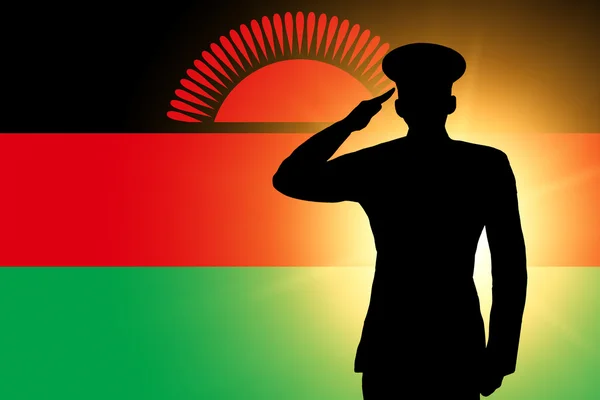 La bandiera del Malawi — Foto Stock