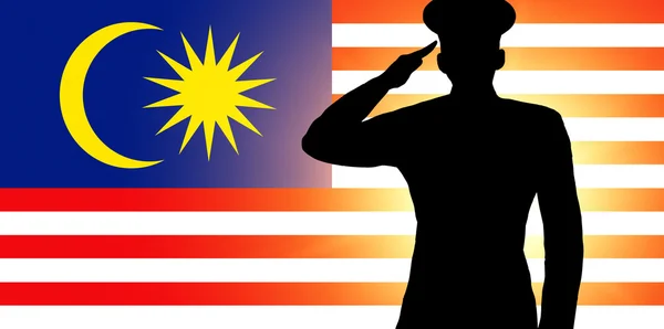 Bendera Malaysia — Stok Foto