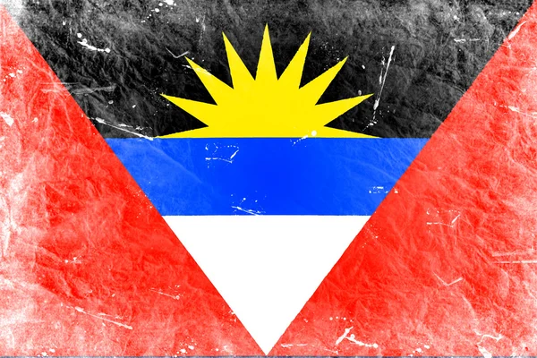 Флаг Антигуа и Барбуды — стоковое фото