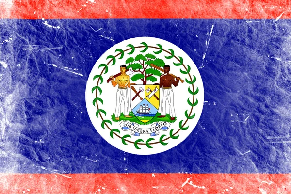 Le drapeau du Belize — Photo