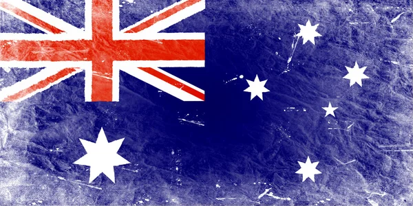 De Australische vlag — Stockfoto