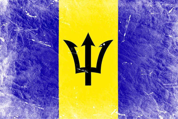 Bandeira dos Barbados — Fotografia de Stock