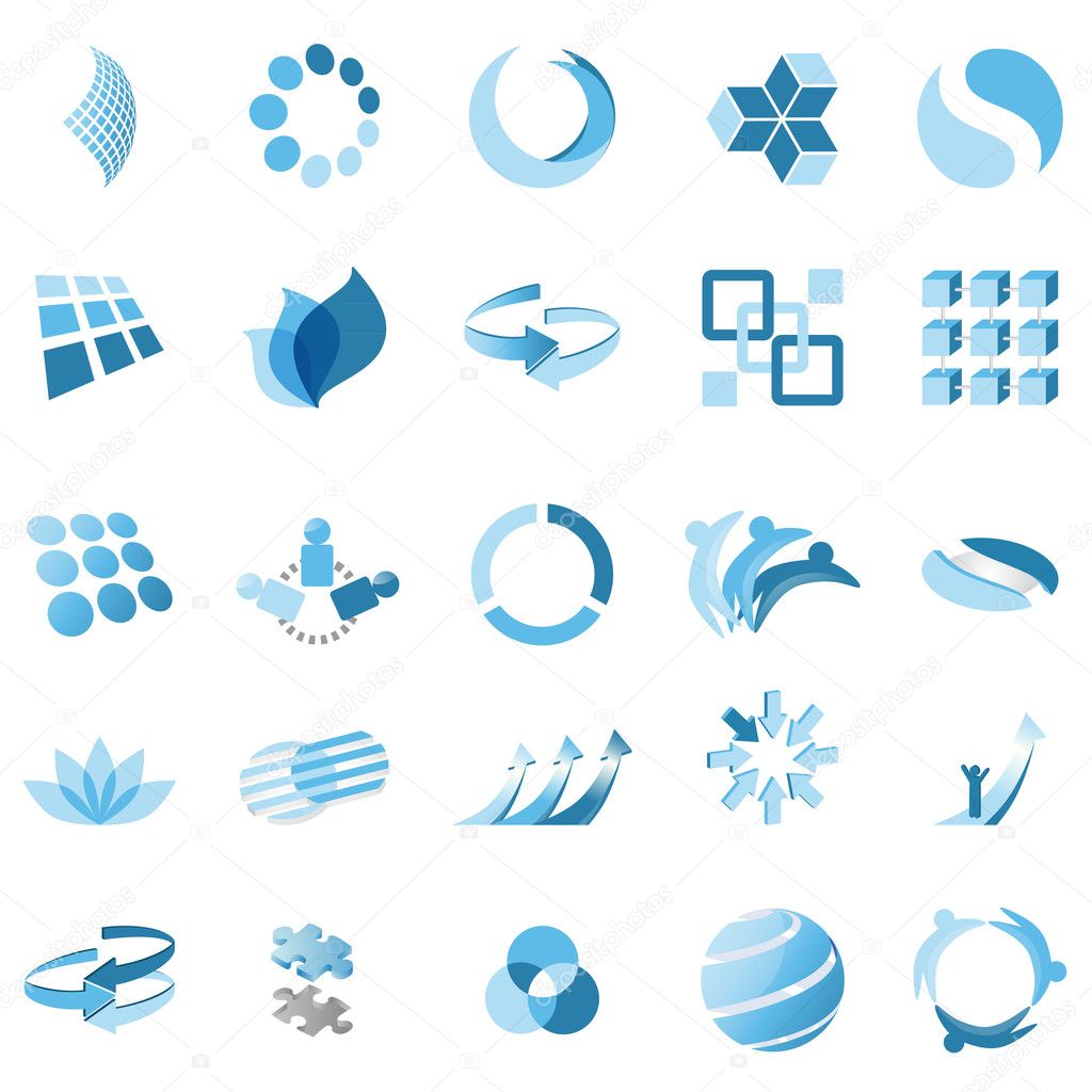 Business Logos isolated
