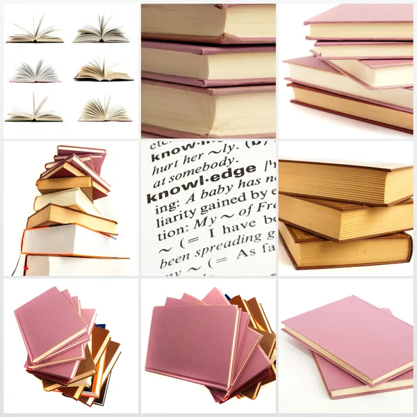 Set Of Different Book Pages — Stock Photo, Image