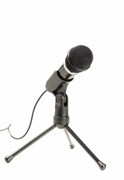 Портрет микрофона — стоковое фото