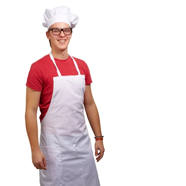 Портрет усміхненого шеф-кухаря — стокове фото