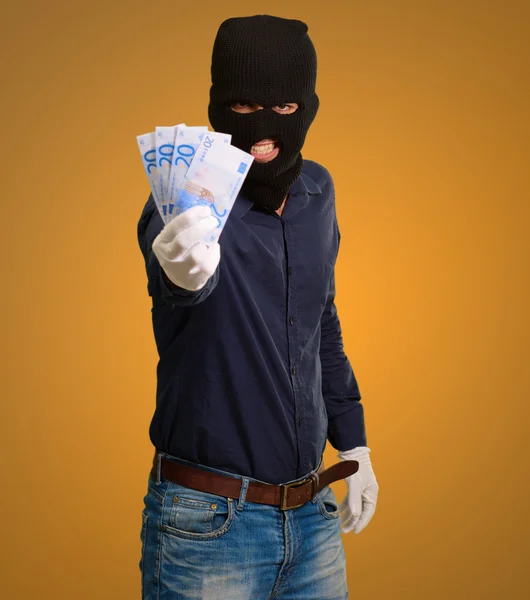 Hırsız yüz maskesi — Stok fotoğraf