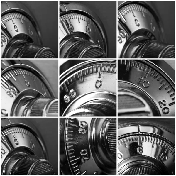 Set di serratura a combinazione — Foto Stock