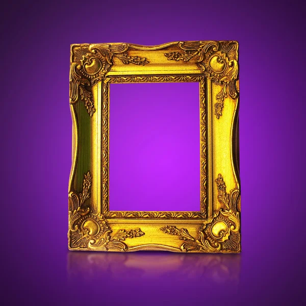 Gouden kunst frame — Stockfoto