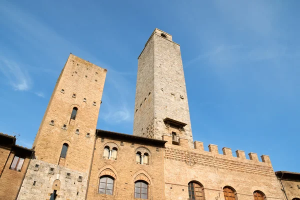 San streken in de provincie van siena, Toscane — Stockfoto