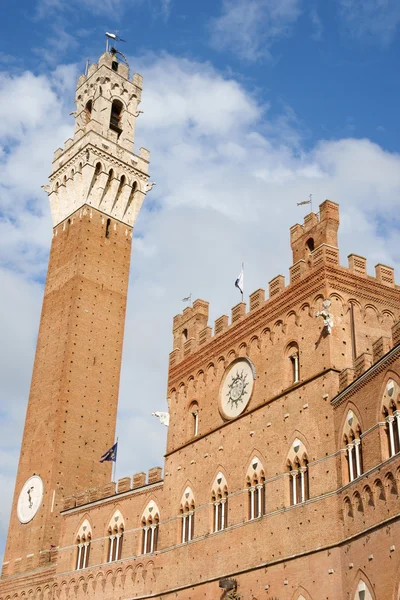 Radnice města Siena (Palazzo Comunale) — Stock fotografie