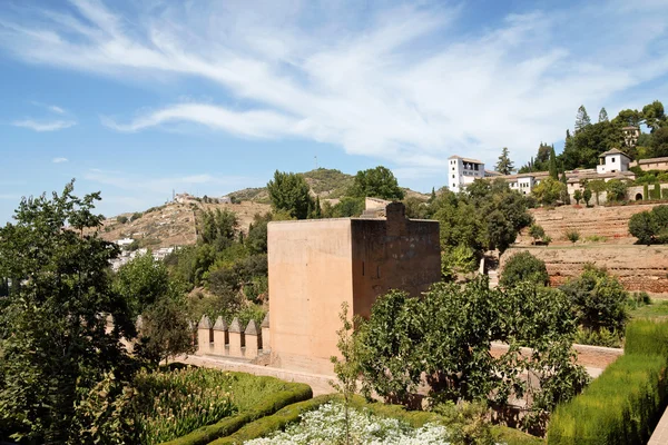 Дворец Женералифе в Гранаде, Испания — стоковое фото