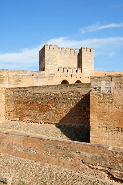 Alcazaba v granada, Španělsko — 图库照片