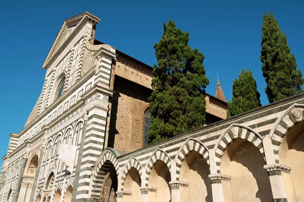 Церковь Санта Мария Новелла во Флоренции — стоковое фото