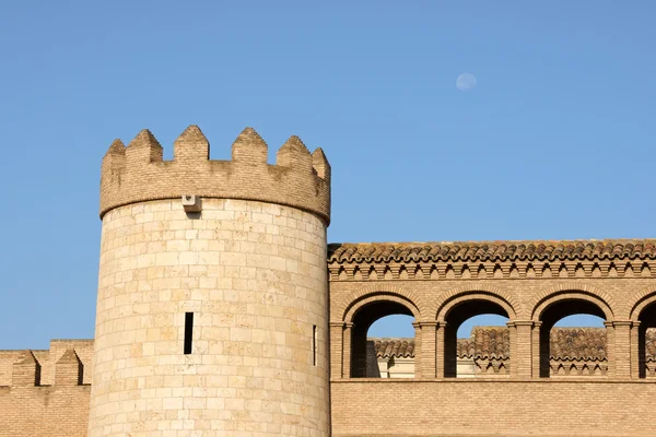 Aljaferia Sarayı: Zaragoza, İspanya — Stok fotoğraf