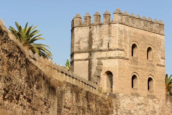 Siviglia antiche mura della città — Foto Stock