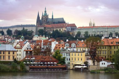 Prague Castle skyline clipart