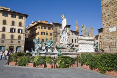 Fountain of Neptune, Florence clipart