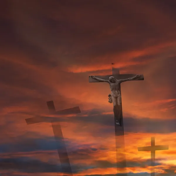 Jezus god cross religie — Stockfoto