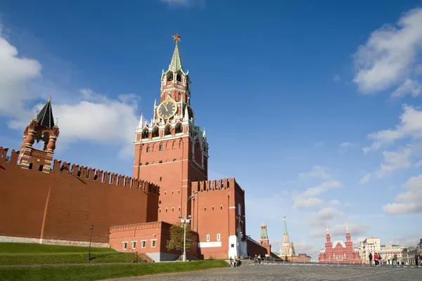Rotes Quadrat und Kreml, Moskau — Stockfoto