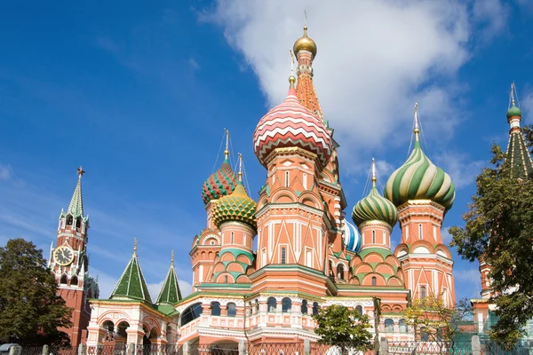 Moskau, Basilikum-Kathedrale — Stockfoto