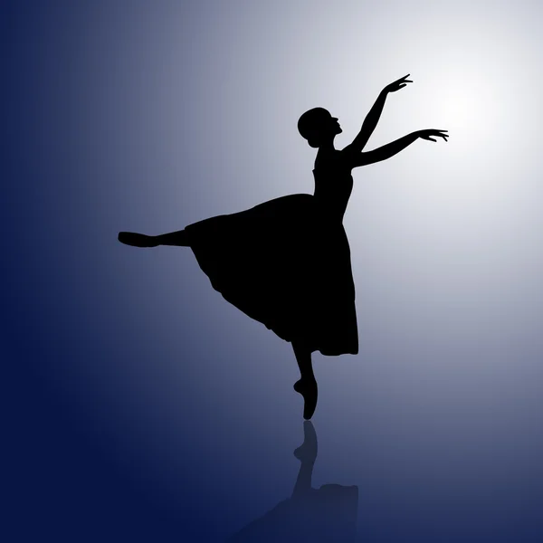 Иллюстрация балерины — стоковое фото