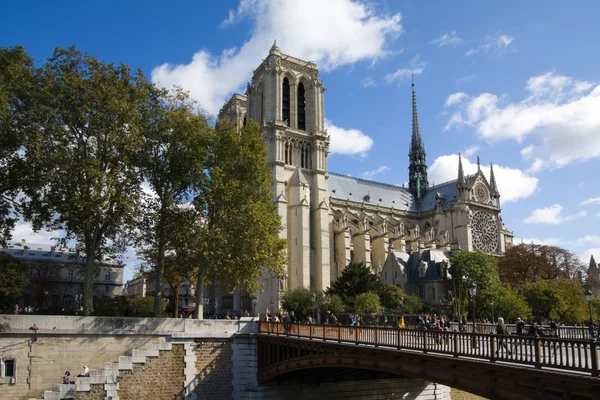 Catedral de Notre Dame de Paris, Paris, França Fotos De Bancos De Imagens