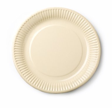 Empty white dish i clipart