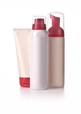 Cosmetic bottles clipart