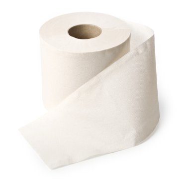 Roll of toilet paper clipart