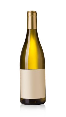 White wine bottle clipart