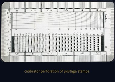 Calibrator perforation clipart