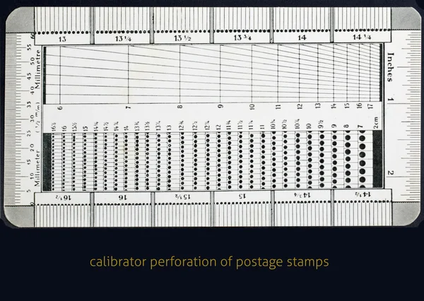 Kalibrator perforacji — Zdjęcie stockowe