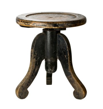 piyano için eski sandalye