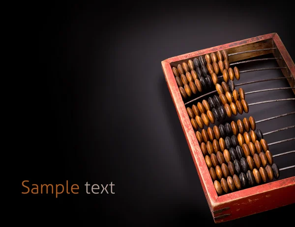 Old wooden abacus — Stock Photo, Image