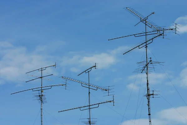 TV-antennák — Stock Fotó