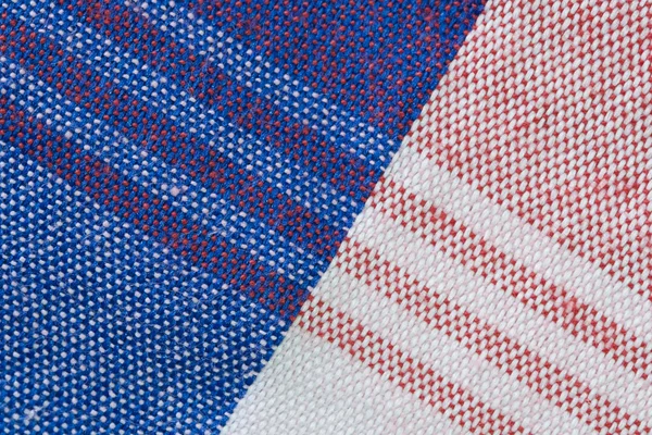 Close-Up of Gingham Fabric — Stock Photo, Image