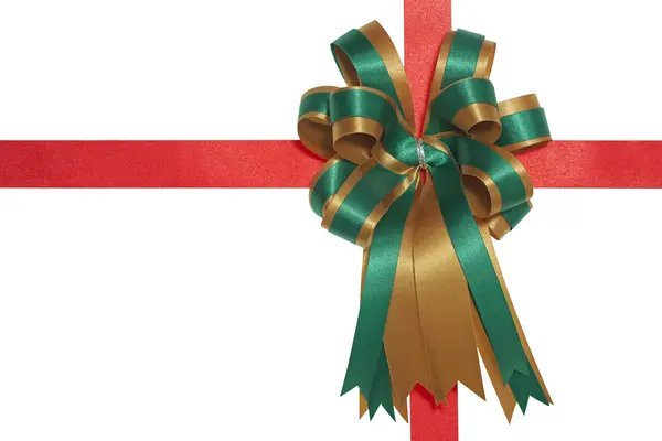 Beautiful satin gift bow — Stock Photo, Image