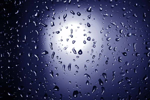 Water Droplets on Glass — Stock Photo, Image
