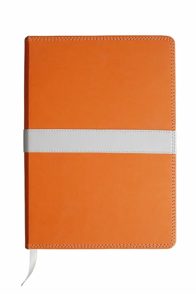 Orange notebook — Stock Photo, Image